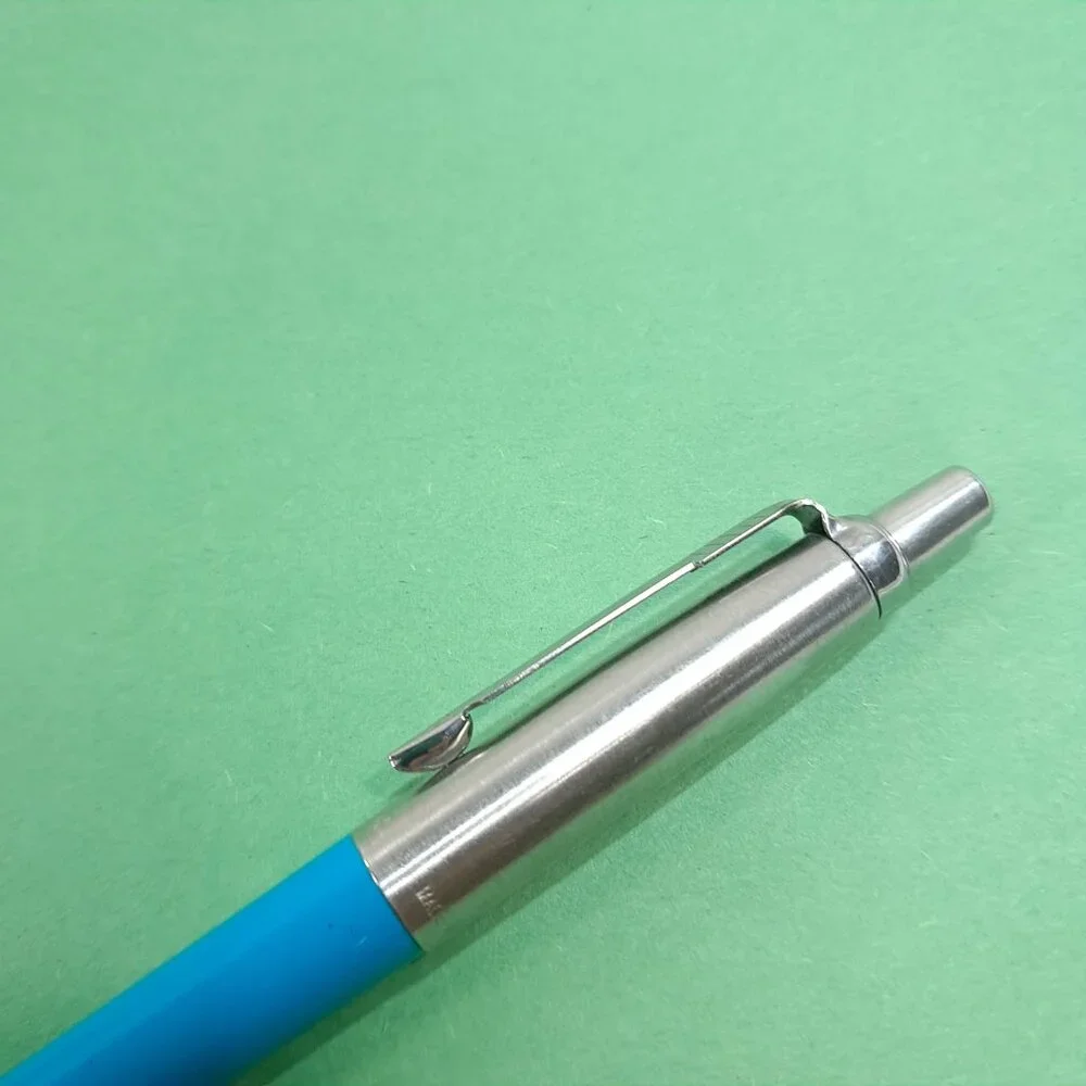 Parker‎ Jotter Pen teal blue turquoise Ballpoint magenta arrow Made UK  Vintage